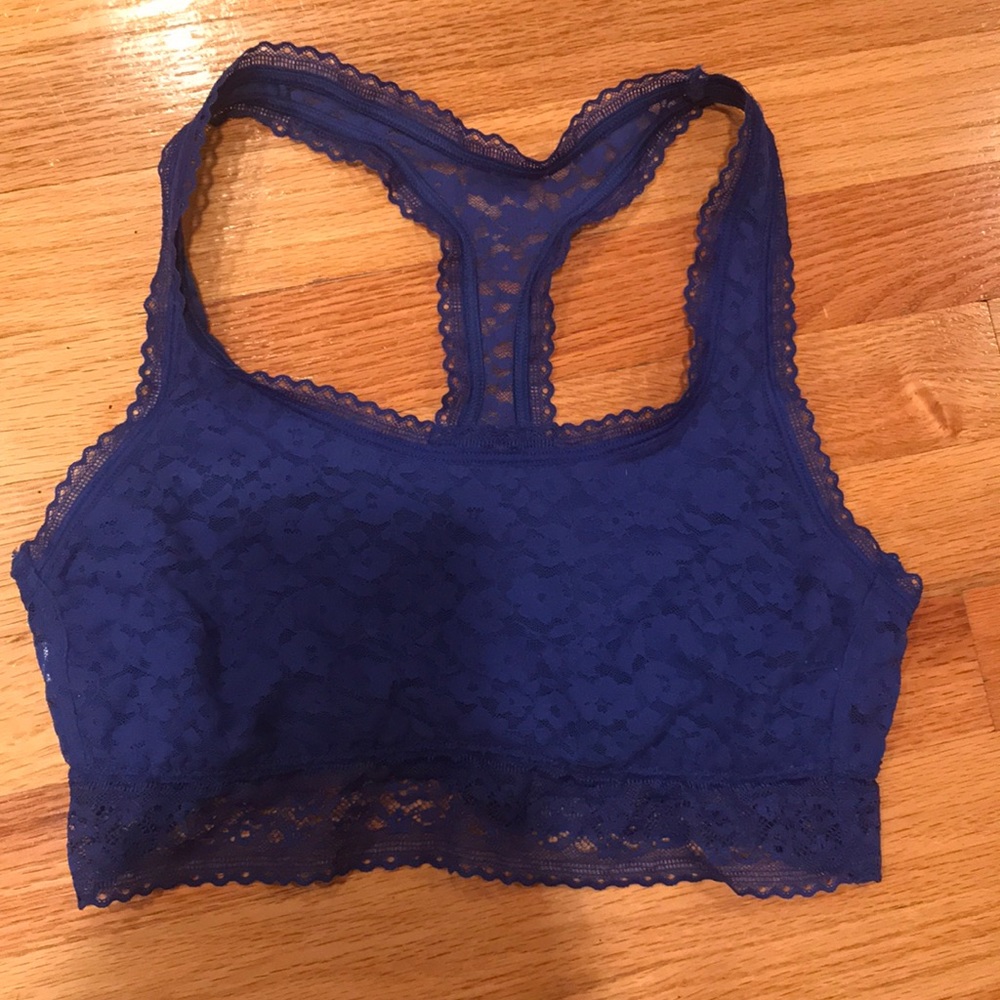 Gap royal blue racer back bralette.  Like new.